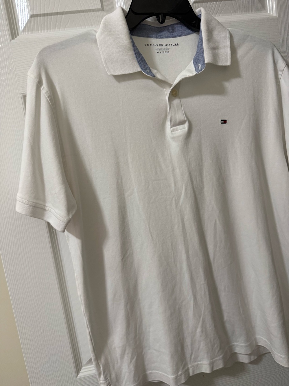 Tommy Hilfiger White Polo with Subtle Logo